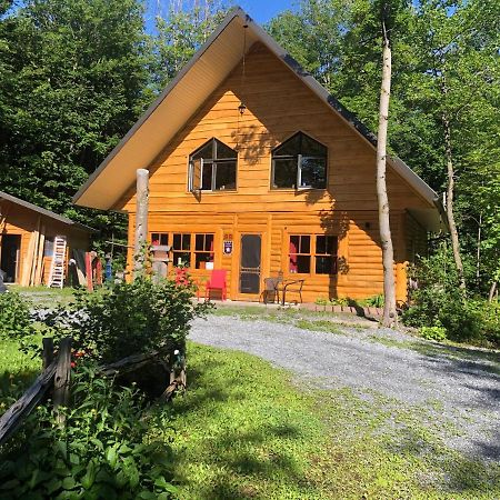 Chalet En Bois Rond Villa Sainte-Marie Exterior photo