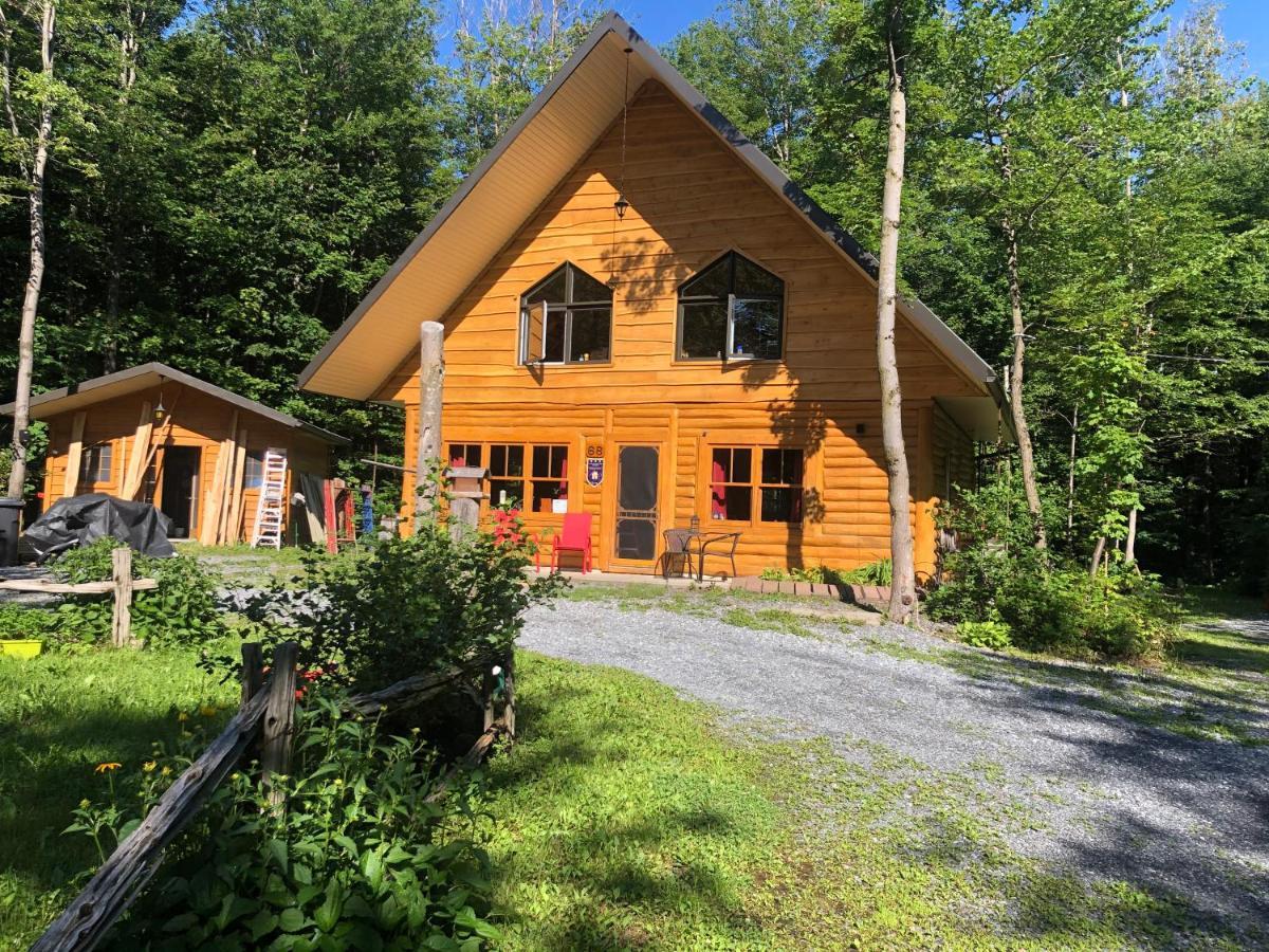 Chalet En Bois Rond Villa Sainte-Marie Exterior photo