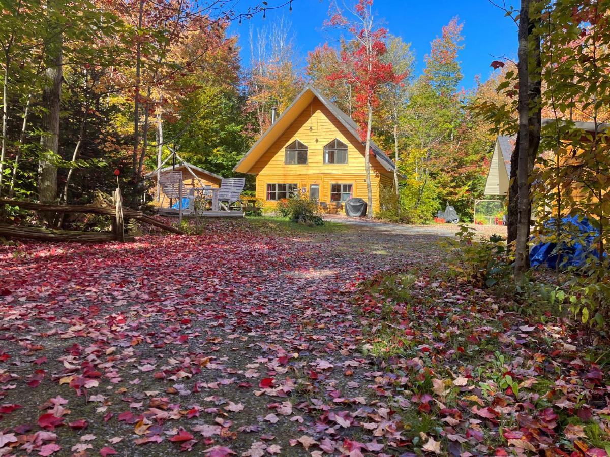 Chalet En Bois Rond Villa Sainte-Marie Exterior photo